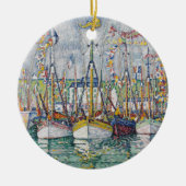 Segen der Thunfisch-Flotte bei Groix, 1923 Keramikornament (Vorne)
