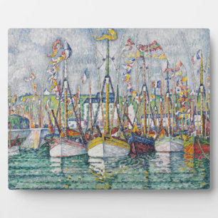 Segen der Thunfischflotte in Groix, 1923 Fotoplatte