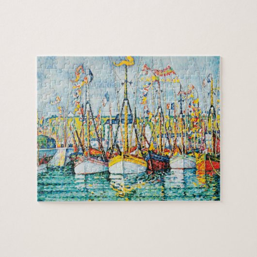 Segen der Thunfischflotte in Groix von Paul Signac Puzzle (Horizontal)