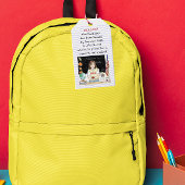 Segen des Backpacks Apple für den Lehrer Geschenkanhänger