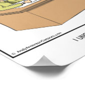 Segen des Cartoon des Projekts personalisiert Poster (Ecke)