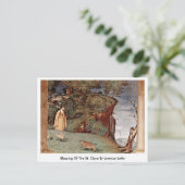 Segen des Hl. Lorenzo Lotto Postkarte (Stehend Vorderseite)