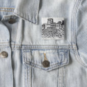 Segen des Papstes in St Peter Quadrat Button (Beispiel)