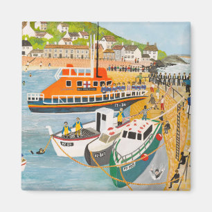 Segen des Rettungsboots am Mousehole Magnet