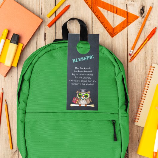 Segen des Rucksäulenkirchengebet Türanhänger