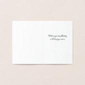 Segen des Schutzengels Folienkarte (Innenseite)