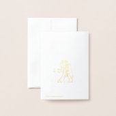 Segen des Schutzengels Folienkarte (Rückseite mit Umschlag)