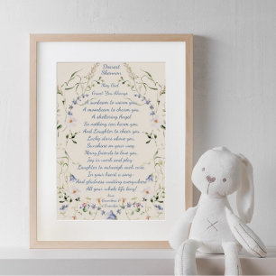 Segen eines Sonnenstrahls, um Ihr Kinderzimmer zu Poster