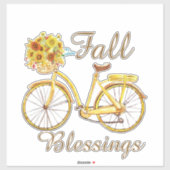 Segen Fahrrad Aufkleber (Blatt)