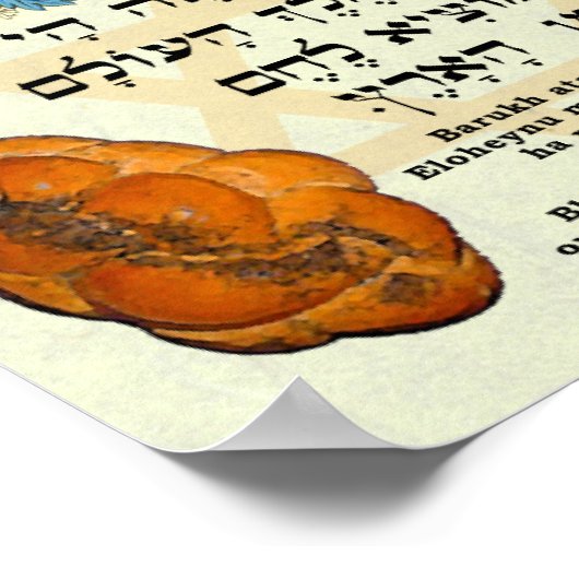 Segen für Brot Poster (Ecke)