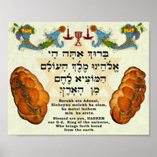 Segen für Brot Poster