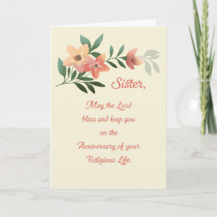 Segen für das religiöse Leben Karte