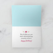 Segen für deinen Geburtstag Karte (Innenseite)