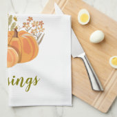 Segen für den Herbst Geschirrtuch (Viertel Falte)