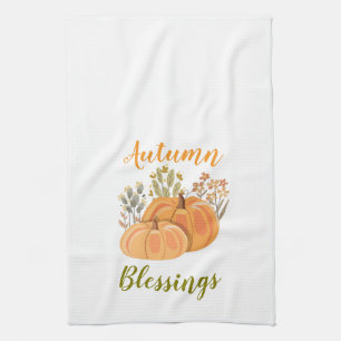Segen für den Herbst Geschirrtuch