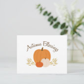 Segen für den Herbst Postkarte (Stehend Vorderseite)