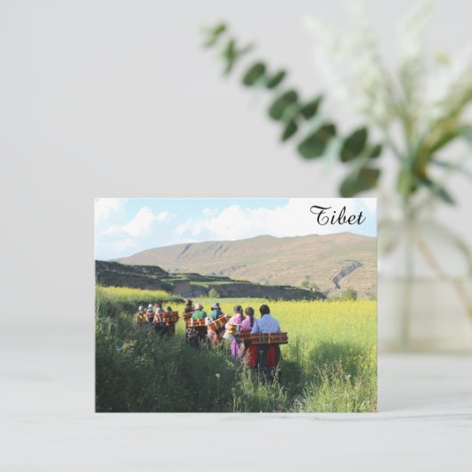 Segen für die Dörfer Postkarte (Stehend Vorderseite)