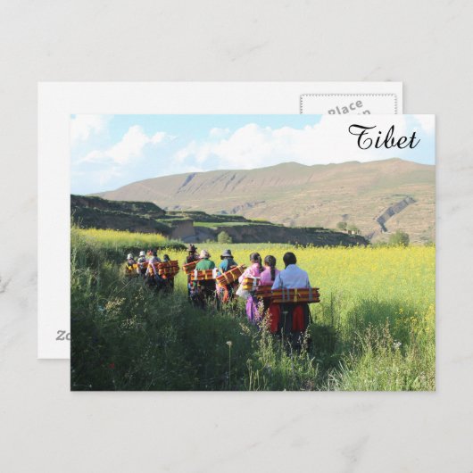 Segen für die Dörfer Postkarte (Vorne/Hinten)