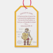 Segen für die Rucksäcke Rüstung Gottes Geschenkanhänger (Rückseite)