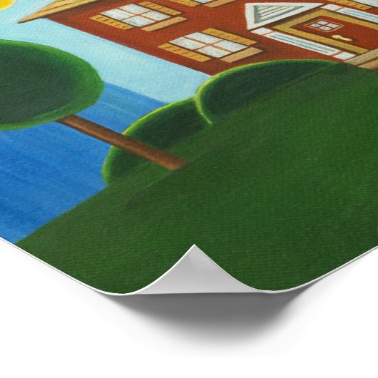 Segen für die Zuhause II Print Poster (Ecke)