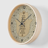 Segen für die Zuhause in hebräischer Sprache Uhr (Winkel)