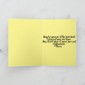 Segen für eine neue Zuhause. Karte (Innenseite)