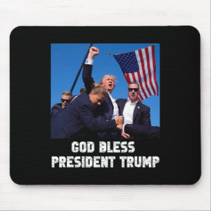 Segen für Präsident Trump 2024 Abstimmung Mousepad