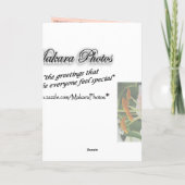 Segen für Sie anpassen jeden Anlass Karte (Rückseite)