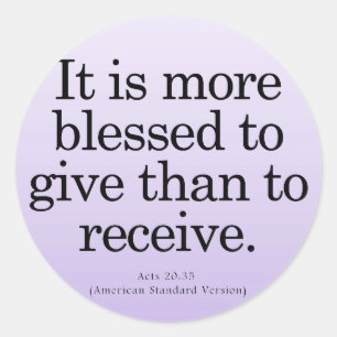 Segen, Gesetze 20-35 zu geben Runder Aufkleber