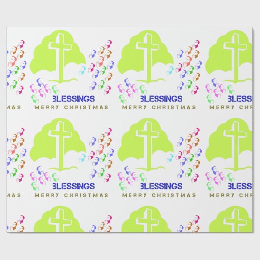Segen Gottes Geschenkpapier (Flach)