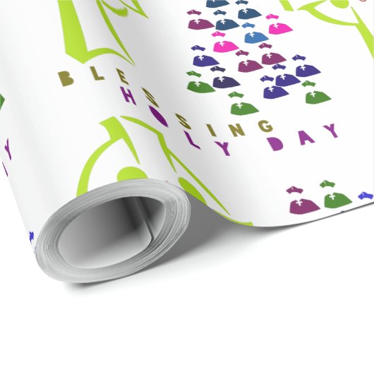 Segen Gottes Geschenkpapier (Rolleneckpunkt)