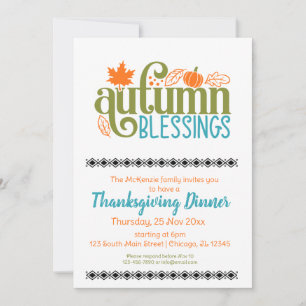 Segen im Herbst Einladung