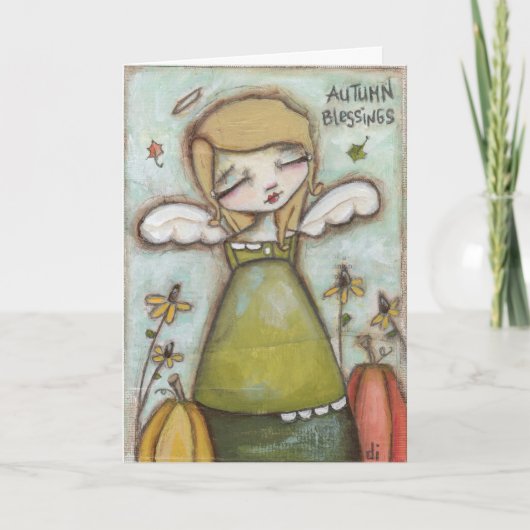 Segen im Herbst - Grußkarte Feiertagskarte (Vorderseite)