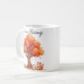 Segen im Herbst Kaffeetasse (Vorderseite Links)