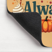 Segen ist immer reichlich vorhanden Herbstdesign Mousepad (Ecke)