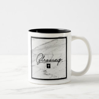 Segen-Kaffee-Tasse Zweifarbige Tasse
