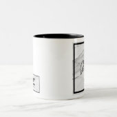 Segen-Kaffee-Tasse Zweifarbige Tasse (Mittel)