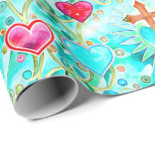 Segen Liebe Faith Geschenkpapier (Rolleneckpunkt)