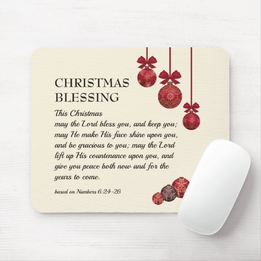 Segen möge der Herr segnen Sie WEIHNACHTEN Mousepad (Mit Mouse)