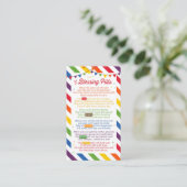 Segen Pillen Gedicht Geschenk Tag (Stehend Vorderseite)