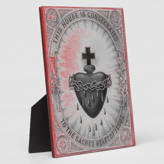 Segen-Plakette Fotoplatte (Seite)