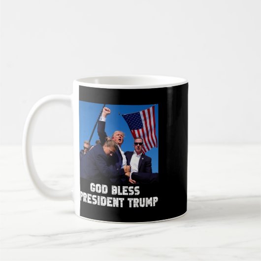 Segen Präsident Trump1 Kaffeetasse (Links)