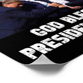 Segen Präsident Trump1 Poster (Ecke)