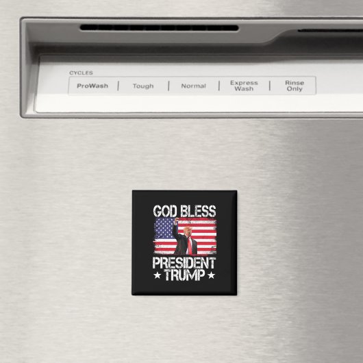 Segen Präsident Trump 2024 Unterstützung für Trump Magnet (In Situ (Geschirrspüler))