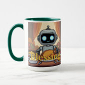 Segen Robot Erntedankfest Essen Tasse (Links)