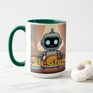 Segen Robot Erntedankfest Essen Tasse