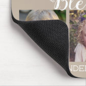 Segen Script 6 Fotos Tan Mousepad (Ecke)