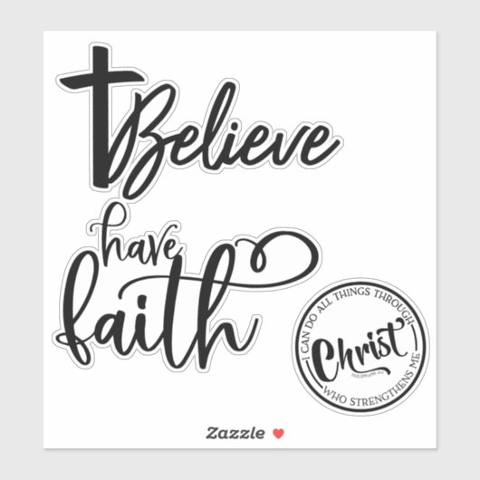 Segen-Set Aufkleber (Blatt)