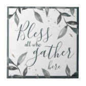 Segen Sie alle, die hier Keramik Fliesen (Vorderseite)