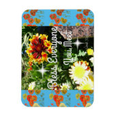 Segen Sie alle, die Sie treffen inspirierende Zita Magnet (Vertikal)